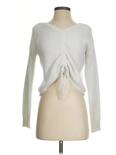 Pre-owned Sincerely Jules Pullover Sweater In Silver