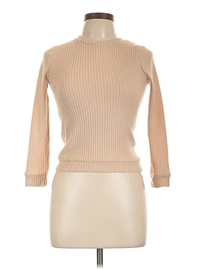 Pre-owned Sincerely Jules Pullover Sweater In Tan