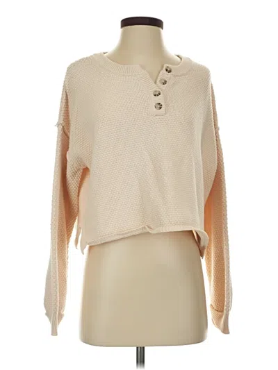 Pre-owned Sincerely Jules Pullover Sweater In Tan