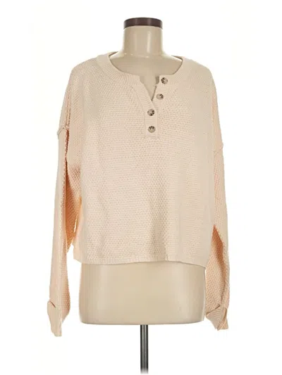 Sincerely Jules Pullover Sweater In Tan