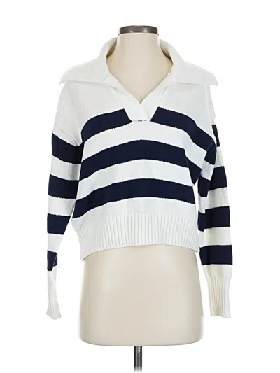 Pre-owned Sincerely Jules Pullover Sweater In White