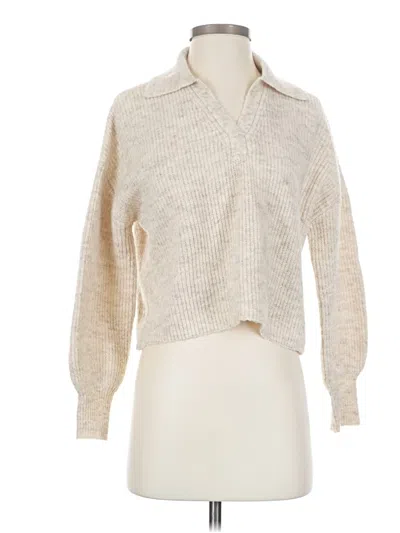 Pre-owned Sincerely Jules Pullover Sweater In White