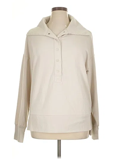 Pre-owned Sincerely Jules Pullover Sweater In White