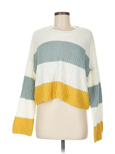 Pre-owned Sincerely Jules Pullover Sweater In Yellow