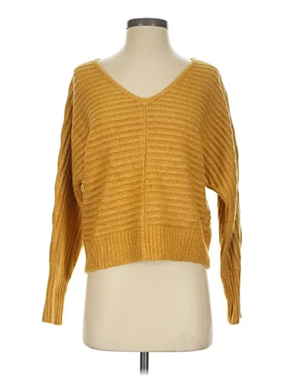 Pre-owned Sincerely Jules Pullover Sweater In Yellow