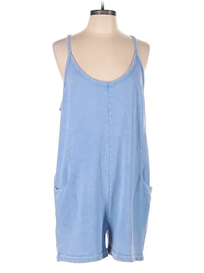 Pre-owned Sincerely Jules Romper In Blue
