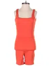 Sincerely Jules Romper In Orange