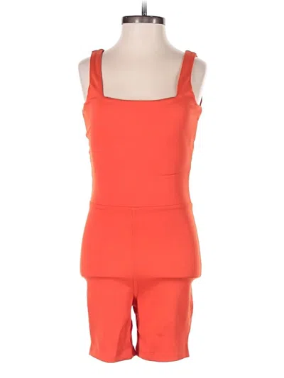 Sincerely Jules Romper In Orange