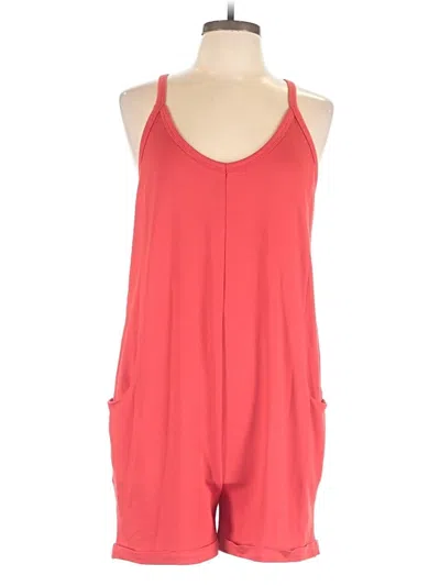 Pre-owned Sincerely Jules Romper In Red