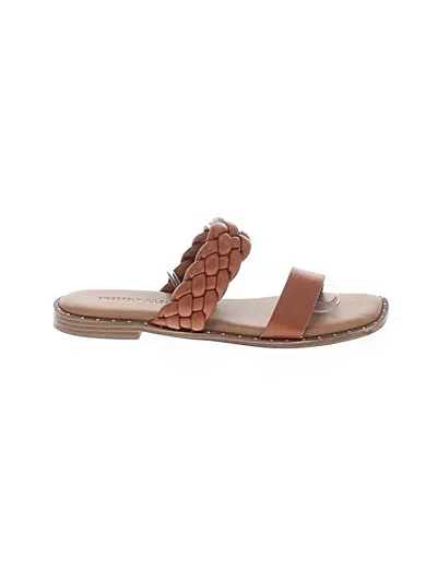Pre-owned Sincerely Jules Sandals In Tan