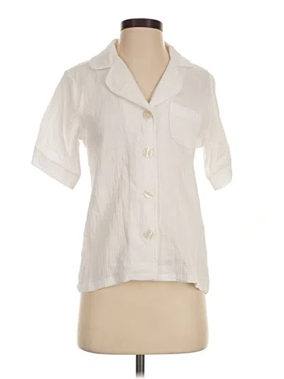 Sincerely Jules Short Sleeve Blouse In Ivory