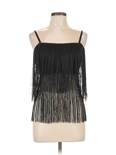 Pre-owned Sincerely Jules Sleeveless Blouse In Black