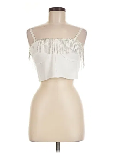 Pre-owned Sincerely Jules Sleeveless Blouse In Ivory
