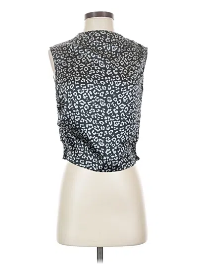 Pre-owned Sincerely Jules Sleeveless Blouse In Silver