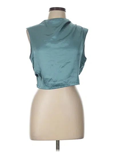 Pre-owned Sincerely Jules Sleeveless Blouse In Teal