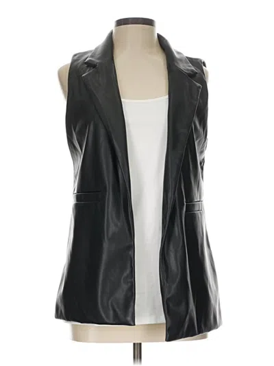 Pre-owned Sincerely Jules Sleeveless Top Black Plunge Neckline Tops
