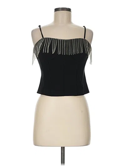 Pre-owned Sincerely Jules Sleeveless Top Black Strapless Neckline Tops