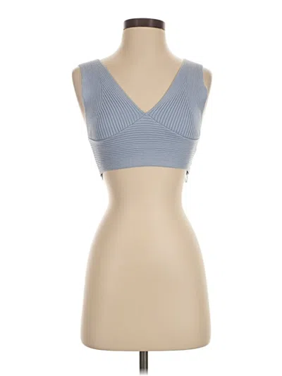 Pre-owned Sincerely Jules Sleeveless Top Blue Strapless Neckline Tops