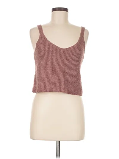 Pre-owned Sincerely Jules Sleeveless Top Burgundy Sweetheart Neckline Tops