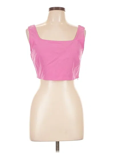 Sincerely Jules Sleeveless Top Pink Sweetheart Neckline Tops