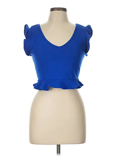 Pre-owned Sincerely Jules Sleeveless T-shirt In Blue