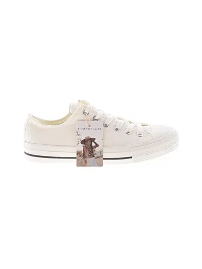 Pre-owned Sincerely Jules Sneakers In White
