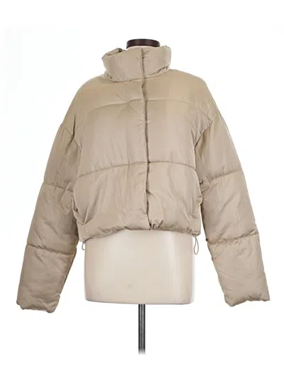 Pre-owned Sincerely Jules Snow Jacket In Brown