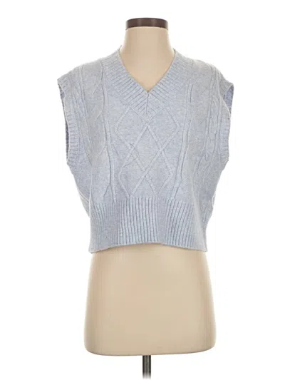 Pre-owned Sincerely Jules Sweater Vest In Blue