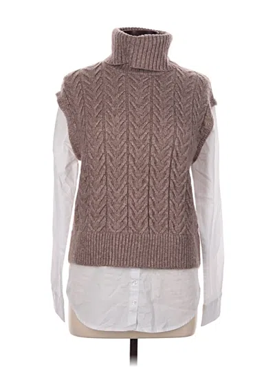 Pre-owned Sincerely Jules Sweater Vest In Brown