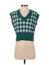 Sincerely Jules Sweater Vest In Green