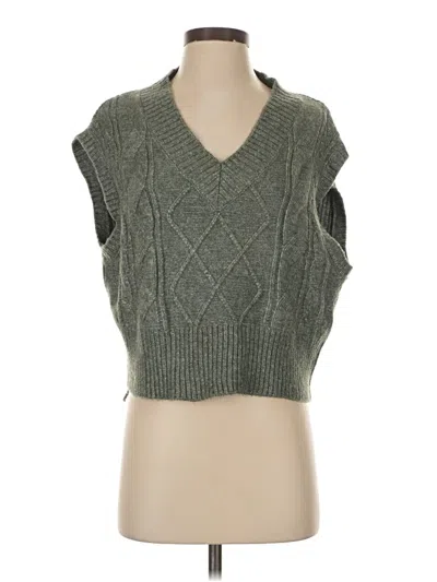 Pre-owned Sincerely Jules Sweater Vest In Green