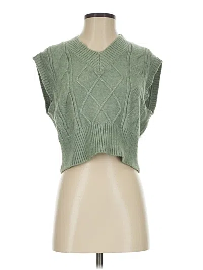 Pre-owned Sincerely Jules Sweater Vest In Green