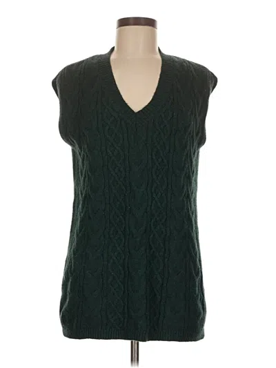 Pre-owned Sincerely Jules Sweater Vest In Green