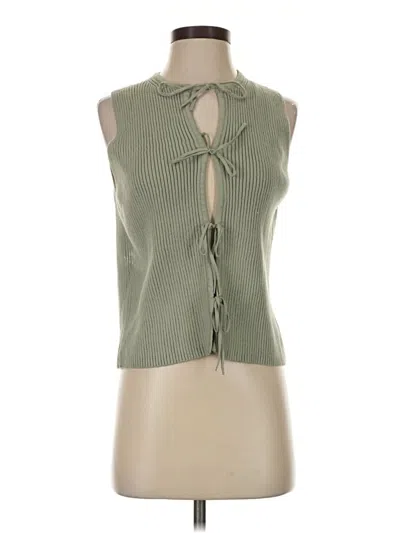 Pre-owned Sincerely Jules Sweater Vest In Green