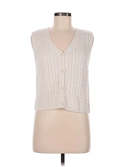 Pre-owned Sincerely Jules Sweater Vest In Ivory