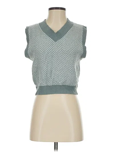 Pre-owned Sincerely Jules Sweater Vest In Teal