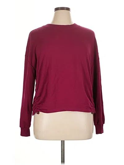 Pre-owned Sincerely Jules Sweatshirt In Burgundy