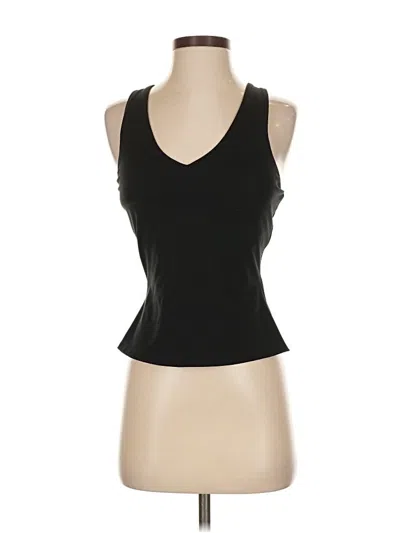 Pre-owned Sincerely Jules Tank Top Black Plunge Neckline Tops