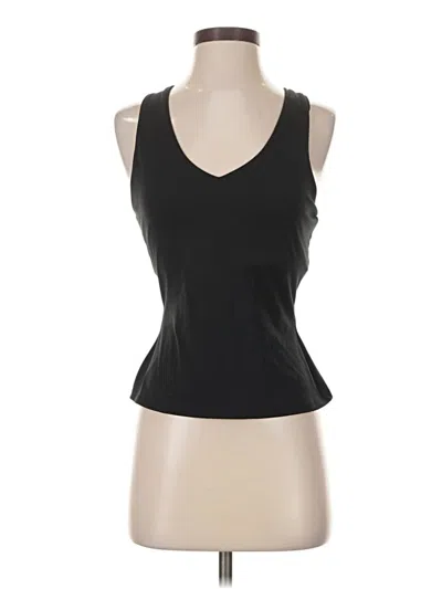 Pre-owned Sincerely Jules Tank Top Black Plunge Neckline Tops