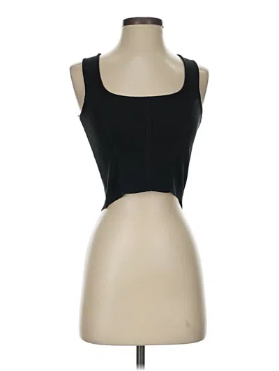 Pre-owned Sincerely Jules Tank Top Black Strapless Neckline Tops