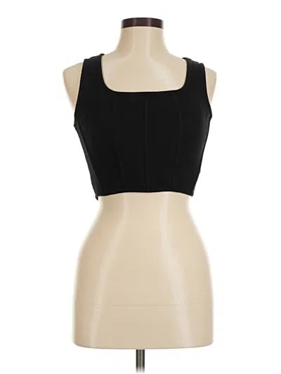 Pre-owned Sincerely Jules Tank Top Black Strapless Neckline Tops