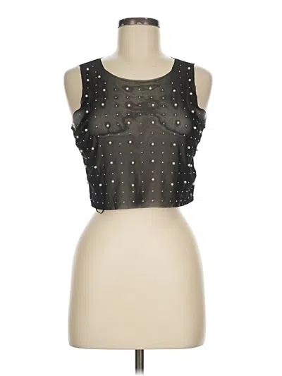 Sincerely Jules Tank Top Black Strapless Neckline Tops