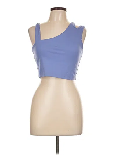 Pre-owned Sincerely Jules Tank Top Blue Strapless Neckline Tops