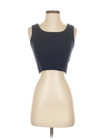 Pre-owned Sincerely Jules Tank Top Gray Strapless Neckline Tops