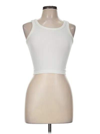 Pre-owned Sincerely Jules Tank Top Ivory Strapless Neckline Tops