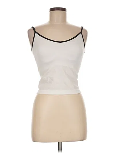 Pre-owned Sincerely Jules Tank Top Ivory Strapless Neckline Tops