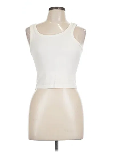 Pre-owned Sincerely Jules Tank Top Ivory Tops