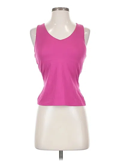 Pre-owned Sincerely Jules Tank Top Pink Halter Neckline Tops