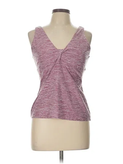 Pre-owned Sincerely Jules Tank Top Pink Plunge Neckline Tops