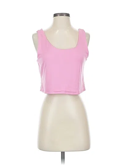 Pre-owned Sincerely Jules Tank Top Pink Strapless Neckline Tops